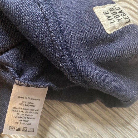 Legacy Casual Apparel West Virginia 1/4 Zip Pullover Mens M Blue Pockets NWT - Picture 8 of 12